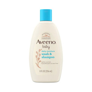 Aveeno Baby Daily Moisture Wash & Shampoo - 236ml