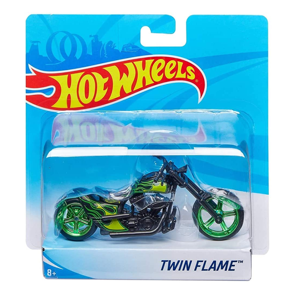 Hot Wheels Twin Flame Moto Bike 5 Inches