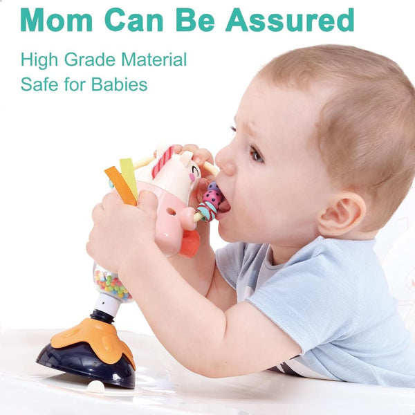 Hola Highchair Toy with Suction Toys - Funny Horse - Dezine Kids