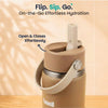 Basil Insulated Stainless steel Sipper with Carry Handle - Classic Dune
