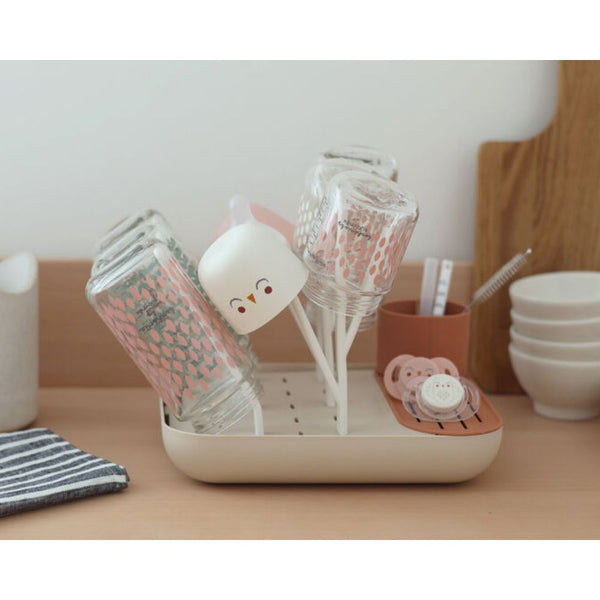 Beaba Forest Bottle Drying Rack - Terracotta/Clay - Dezine Kids