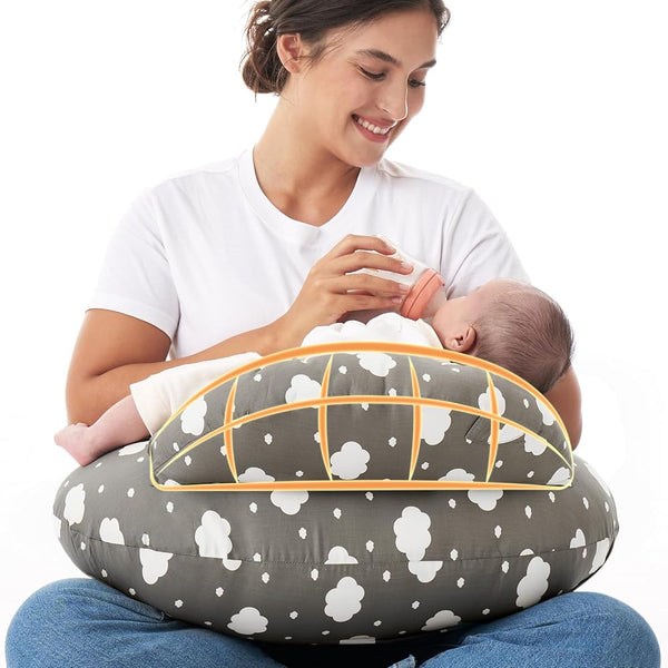Momcozy Original Adjustable Nursing Pillow for Breastfeeding - Grey