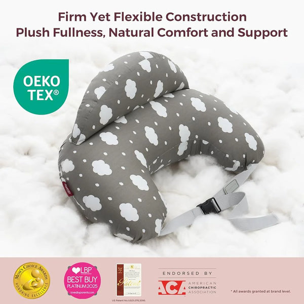 Momcozy Original Adjustable Nursing Pillow for Breastfeeding - Grey