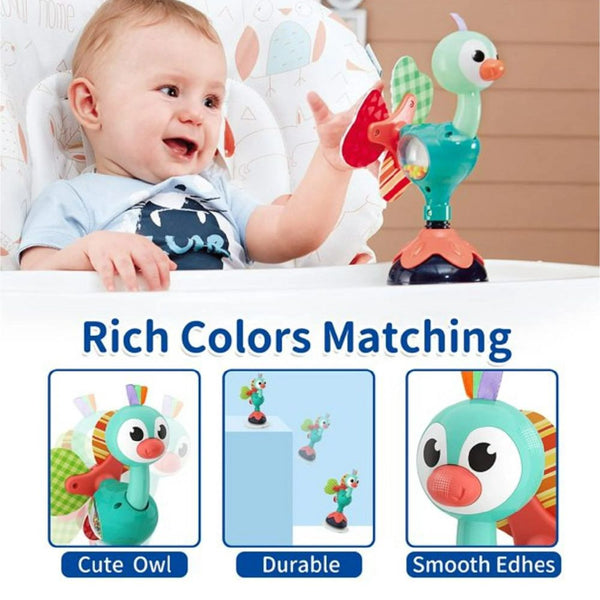 Hola Highchair Toy with Suction Toys - Peacock - Dezine Kids