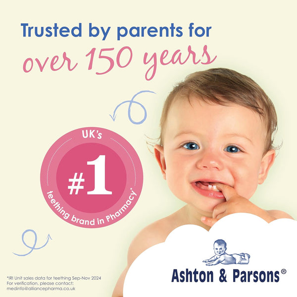 Ashton & Parsons Infants' Powders for Teething Pain Relief, 10 Sachets Pack