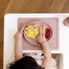 EzPz Tiny Plate 100% Food Grade Silicone Suction Plate - Blush