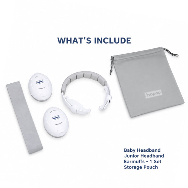 Hopop 2 in 1 Baby Noise Cancelling Earmuffs for Hearing Protection