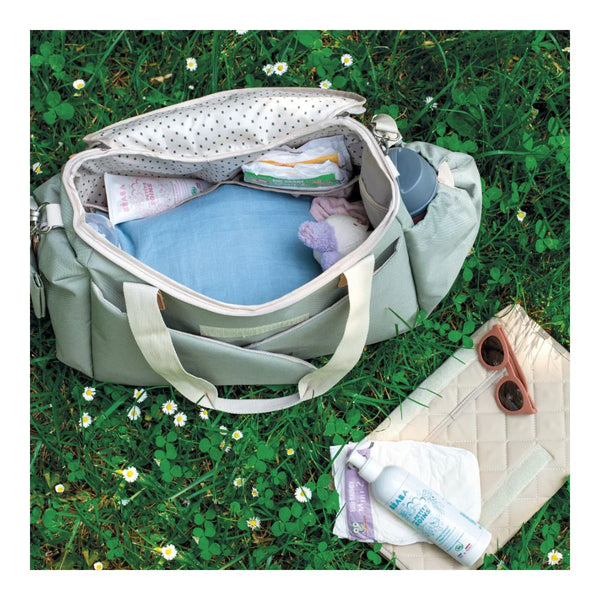 Beaba Sydney II Changing Baby Diaper Bag - Sage Green