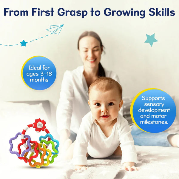 Chicco Easy Grasp Rattle Toy for Infants - Ring