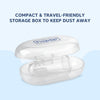 Hopop Silicone Baby Finger Toothbrush with Case -Pack of 2 - Dezine Kids