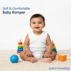 Hopop Baby Cotton Round Neck Sleeveless Romper Pack of 1