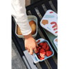 Beaba Snack Box, Easy to Open Lids, Stackable, Lightweight, Leak Resistant Snacks Containers Set of 3, (500ml, 350ml, 230ml) - Multicolor
