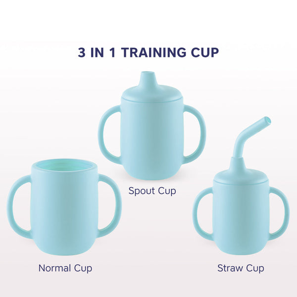 Hopop 3-in-1 Sipper Cup with Spout & Straw – 210 ml - Dezine Kids