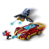 Lego Marvel Iron Man Car & Black Panther vs. Red Hulk