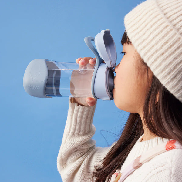 B.Box Tritan Sport Spout Drink Bottle, 450 ml - Blue