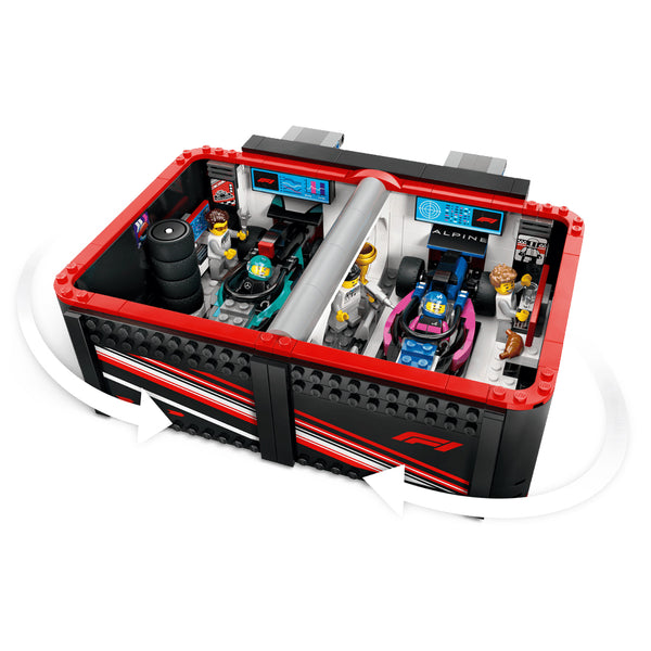 Lego City F1 Garage & Mercedes AMG & Alpine Cars