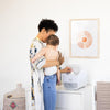Ubbi Diaper Storage Caddy and Changing Mat - Grey