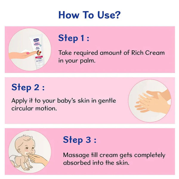 Chicco Baby Rich Cream (0M+) - 100g