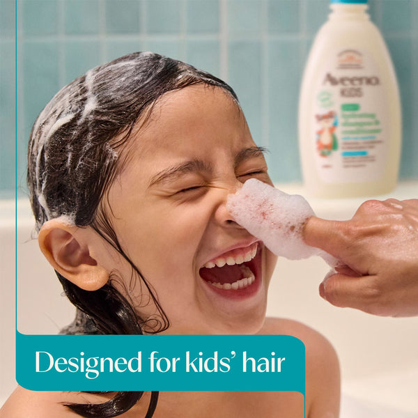 Aveeno Kids 2 in 1 Shampoo & Conditioner, Hypoallergenic - 354ml
