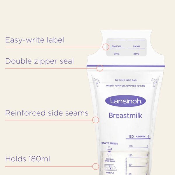 Lansinoh Breast Milk Storage Bags - Count 25
