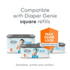 Diaper Genie Select Pail - White