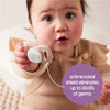 B.Box Glow Silicone Pacifiers Pack Of 2 (6-18M) - Blush & Latte