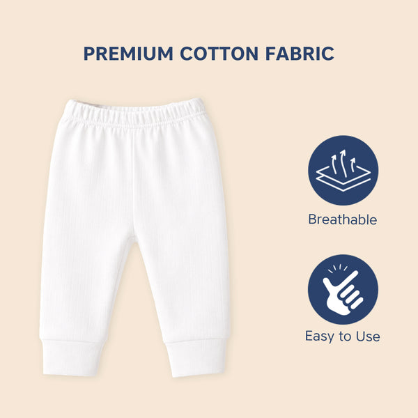 Hopop Baby 100% Cotton Soft & Warm Thermal Pajama Pants