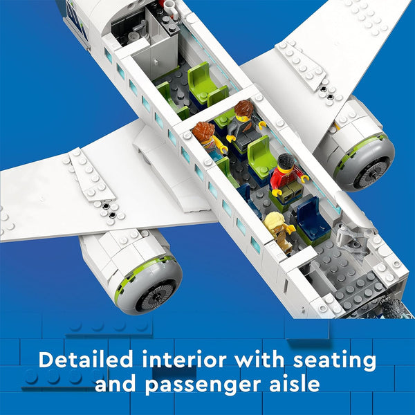Lego City Passenger Airplane Building Toy Set - Dezine Kids