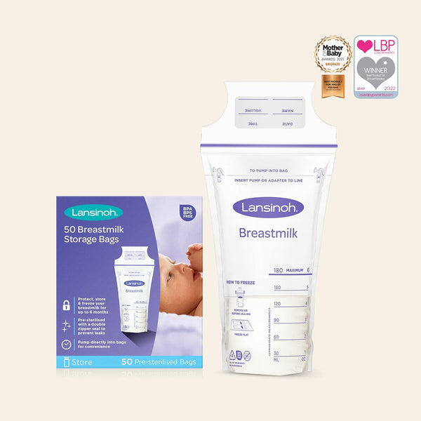 Lansinoh Breast Milk Storage Bags - Count 50