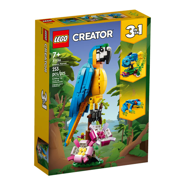 Lego Creator Exotic Parrot Building Toy Set