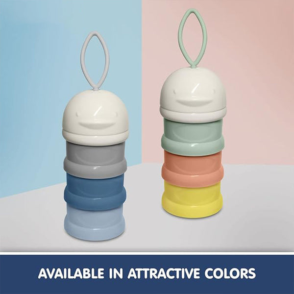 Hopop 3-Layer Stackable Baby Milk Powder & Food Storage Container - Dezine Kids