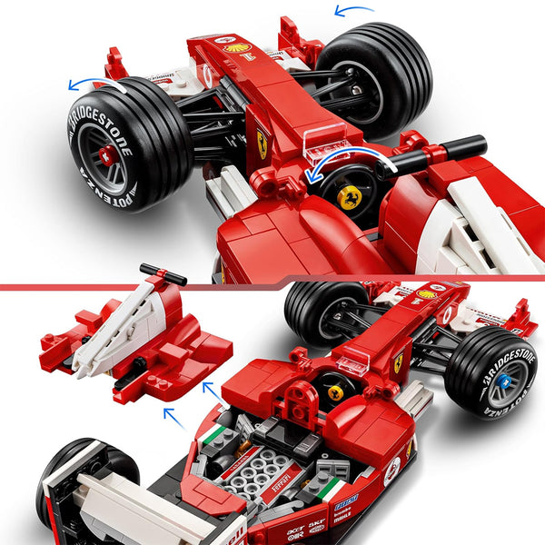 Lego Ferrari F2004 & Michael Schumacher, Model Car Kit - Dezine Kids