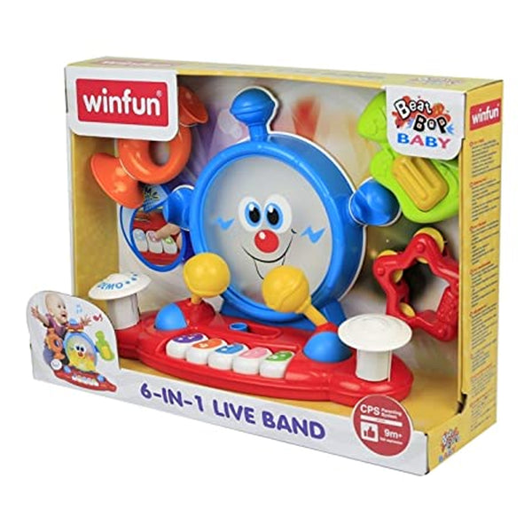 Winfun 6in1 Live BandMusical Instrument Set with Lights