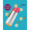 B.Box Insulated Sport Spout Drink Water Bottle 500 ml - Strawberry Shake Pink Orange