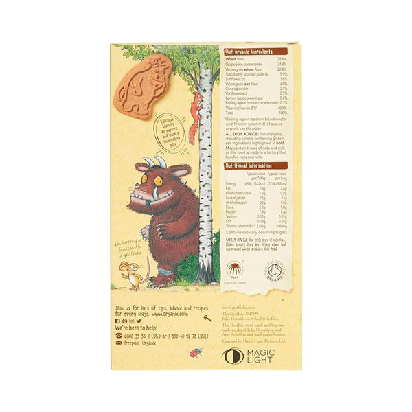 Organix Cocoa & Vanilla Gruffalo Biscuits For Babies, 12+Months - 100 gm - Dezine Kids