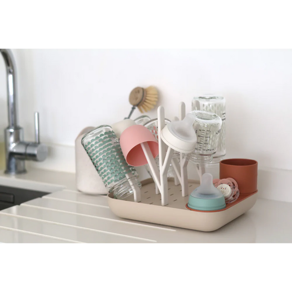 Beaba Forest Bottle Drying Rack - Terracotta/Clay