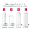 Diaper Genie Jumbo Square Refills Holds Upto 810 Newborn Sized Diapers