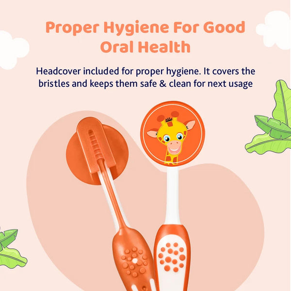 Chicco Toothbrush Pink 3Y to 8Y - Orange