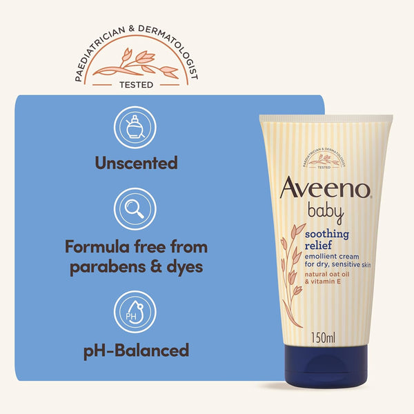 Aveeno Baby Soothing Relief Emollient Cream - 200ml