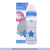 Chicco Well Being Polypropylene Feeding Bottle 330ml for 4M+ - Blue