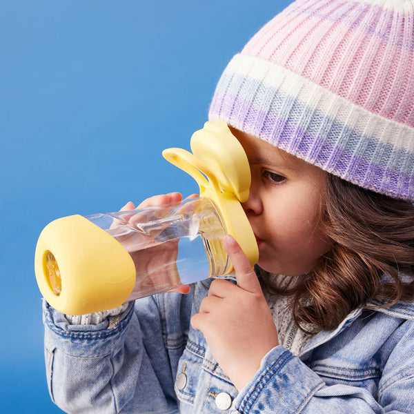 B.Box Tritan Sport Spout Drink Bottle, 450 ml - Lemon Twist Yellow