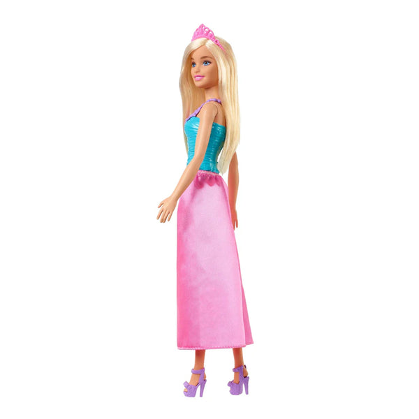 Barbie Dreamtopia Princess Blonde Doll Wearing Pink Skirt, Shoes and Tiara for Kids