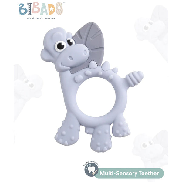 Bibado Dotty The Dinosaur Silicone Teether - Mist