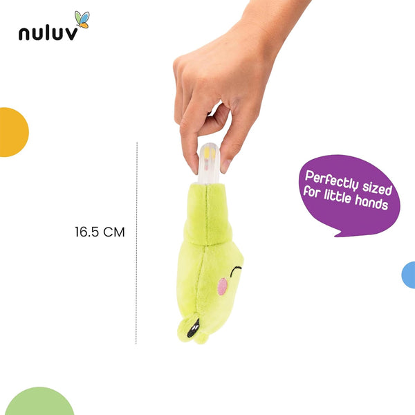 Nuluv Playtime Ring Rattle Soft Toy with Sound - Frog