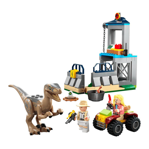 Lego Jurassic Park Velociraptor Escape Building Toy Set