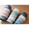 Beaba Stacked Formula Container, Airtight Multifunctional Storage Container, 4 Interchangeable Compartments, Microwave Safe - Cotton/Sage Green