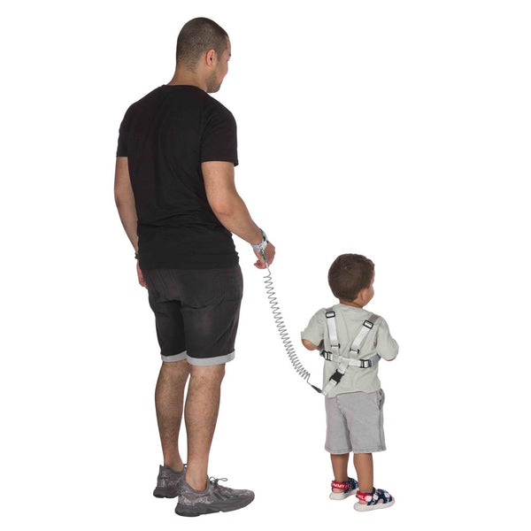 Dooky Anti Lost Safety Harness Set with Range of 2.5m for 6 to 36M - Grey