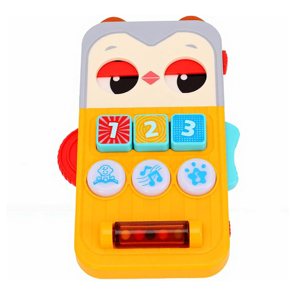 Hola Owl Busy Toy Phone for Babies, Sensory Toy - Dezine Kids