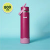 Basil Insulated Stainless steel Sipper with Carry Handle - Classic Plum