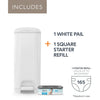 Diaper Genie Select Pail - White